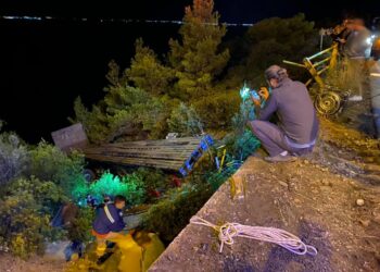 Nταλίκα ντελαπάρισε και έπεσε σε γκρεμό στην Χαλκιδική