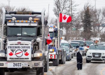 Μεγάλη διαμαρτυρία αυτοκινητιστών στον Καναδά εναντίον του υποχρεωτικού εμβολιασμού ( +video)