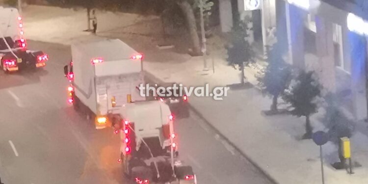 Γάμος με… “χορωδία” έξι νταλίκες στη Θεσσαλονίκη  (+ video)