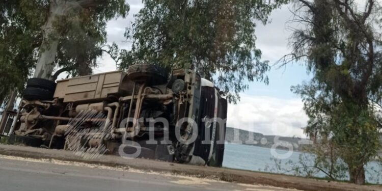 Nταλίκα τούμπαρε στη Χαλκίδα