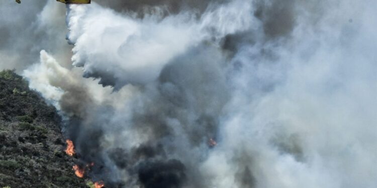 Εκτακτο: Διακόπηκε η κυκλοφορία των οχημάτων στη νέα και παλαιά Εθνική Αθηνών – Κορίνθου λόγω της φωτιάς