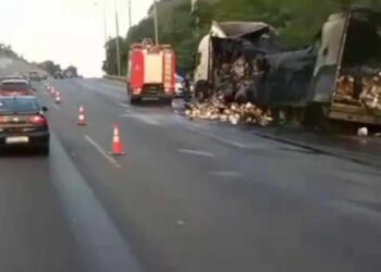 Εγνατία Οδός: Συνελήφθη ο αλλοδαπός οδηγός της νταλίκας που πήρε φωτιά στο Δερβένι