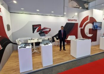 H GRANTEX στη Busworld, Βρυξέλλες 2023.