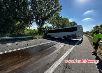 4 νεκροί στην Ξάνθη από τροχαίο Λεωφορείου με ΙΧ