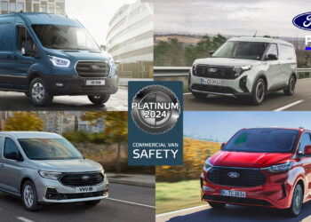 Σύσσωμη η οικογένεια Transit της Ford Pro προσφέρει τώρα «Πλατινένια» ασφάλεια
