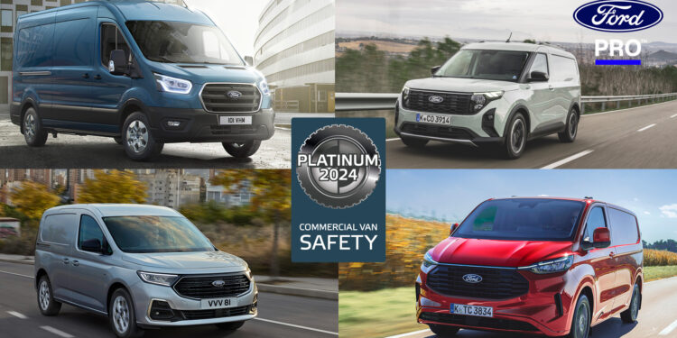 Σύσσωμη η οικογένεια Transit της Ford Pro προσφέρει τώρα «Πλατινένια» ασφάλεια