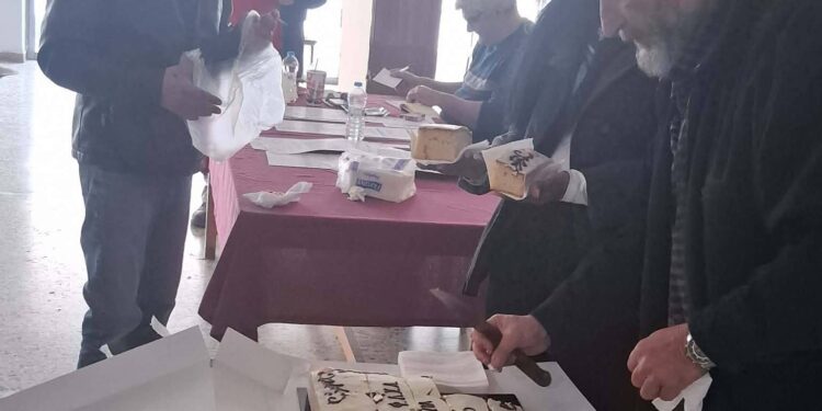 Κοπή πίτας και Συνέλευση στην Ένωση Ιδιοκτητών Φορτηγών Οχημάτων Ελαφρών και Βαρέων Μεταφορών Δ.Χ. Νομού Λέσβου