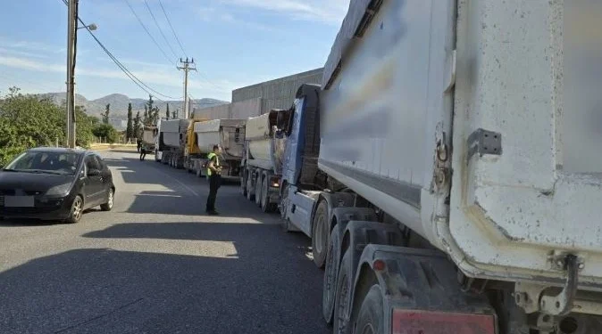 Χαμός με παραβάσεις φορτηγών: 2.021 παραβάσεις βεβαιώθηκαν σε  855 ελεγμένα φορτηγά
